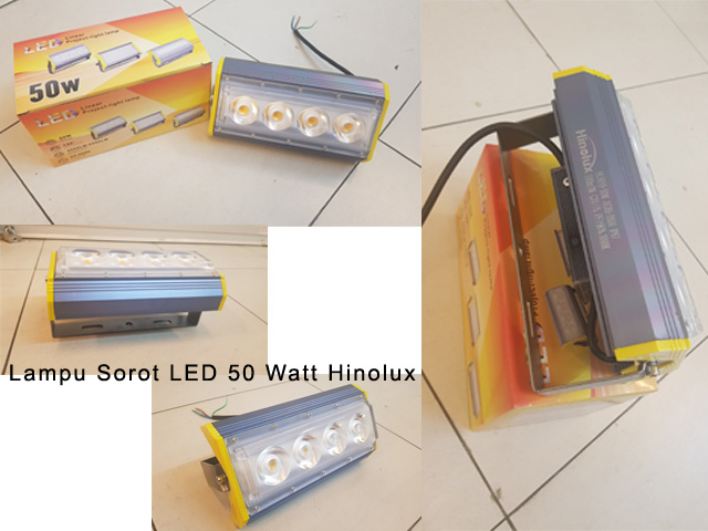 Lampu Sorot LED 50 Watt Hinolux Model Terbaru